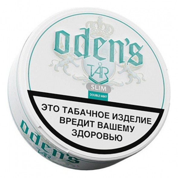 Табак жевательный ODENS - TAR Double Mint Slim (10 грамм, Россия) купить в Санкт-Петербурге