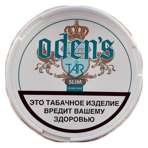 Табак жевательный ODENS - TAR Double Mint Slim (10 грамм, Россия) купить в Санкт-Петербурге