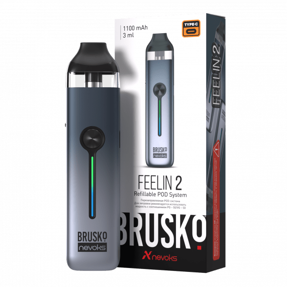 Электронная сигарета Brusko - Feelin 2 (Туманный Серый) купить в Санкт-Петербурге