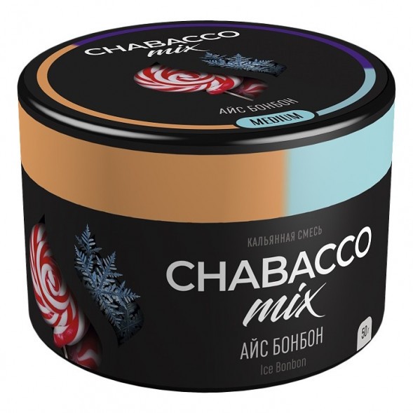 Смесь Chabacco MIX MEDIUM - Ice Bonbon (Айс Бонбон, 50 грамм) купить в Санкт-Петербурге