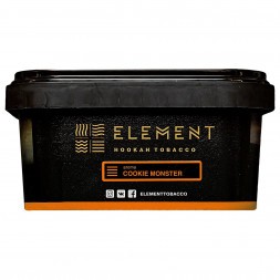 Табак Element Земля - Cookie Monster NEW (Земляничное Печенье, 200 грамм)