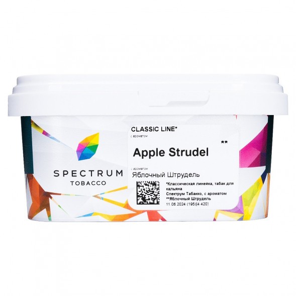 Табак Spectrum - Apple Strudel (Яблочный Штрудель, 200 грамм) купить в Санкт-Петербурге