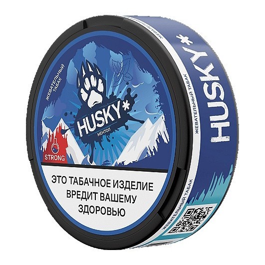 Табак жевательный HUSKY - Strong Menthol (Ментол) купить в Санкт-Петербурге