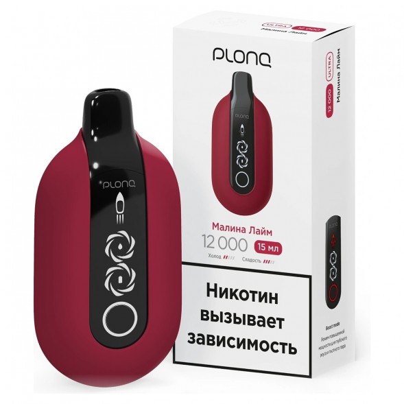 PLONQ ULTRA - Малина Лайм (12000 затяжек) купить в Санкт-Петербурге