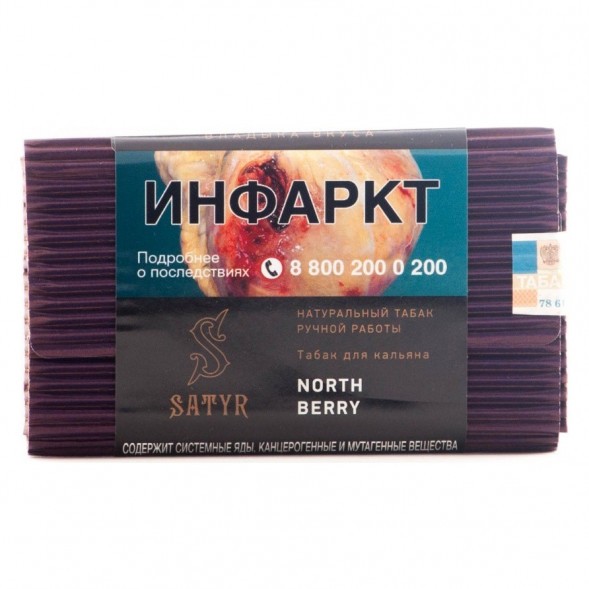 Табак Satyr - North Berry (Северная Ягода, 200 грамм) купить в Санкт-Петербурге