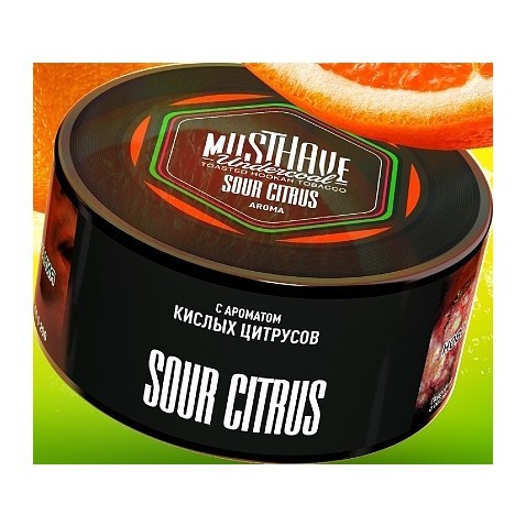Табак Must Have - Sour Citrus (Кислый Цитрус, 125 грамм) купить в Санкт-Петербурге