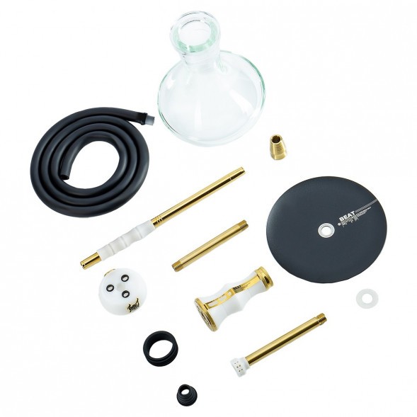 Кальян Alpha Hookah - Beat White Gold (Прозрачная Колба) купить в Санкт-Петербурге