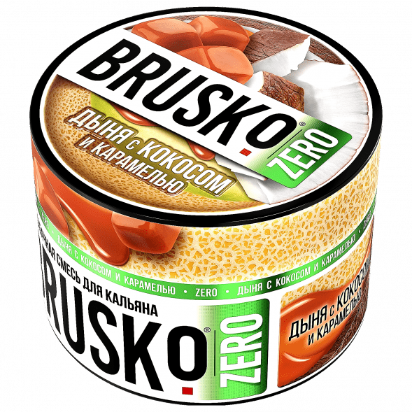 Смесь Brusko Zero - Дыня с Кокосом и Карамелью (50 грамм) купить в Санкт-Петербурге