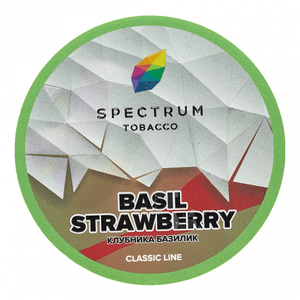 Табак Spectrum - Basil Strawberry (Клубника Базилик, 200 грамм) купить в Санкт-Петербурге
