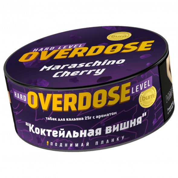 Табак Overdose - Maraschino Cherry (Коктейльная Вишня, 25 грамм) купить в Санкт-Петербурге
