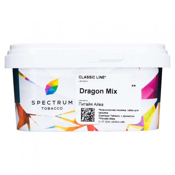 Табак Spectrum - Dragon Mix (Питайя Айва, 200 грамм) купить в Санкт-Петербурге