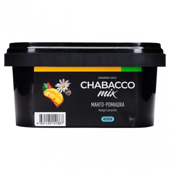 Смесь Chabacco MIX MEDIUM - Mango Camomile (Манго - Ромашка, 200 грамм) купить в Санкт-Петербурге