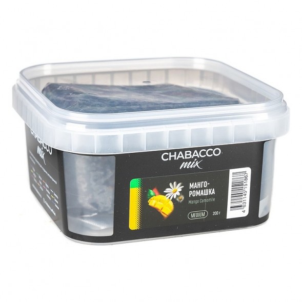 Смесь Chabacco MIX MEDIUM - Mango Camomile (Манго - Ромашка, 200 грамм) купить в Санкт-Петербурге