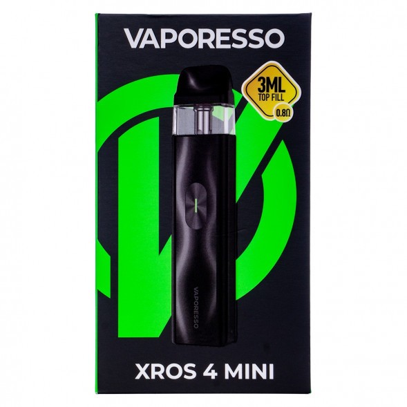 Электронная сигарета Vaporesso XROS 4 Mini - Black (Чёрная) купить в Санкт-Петербурге