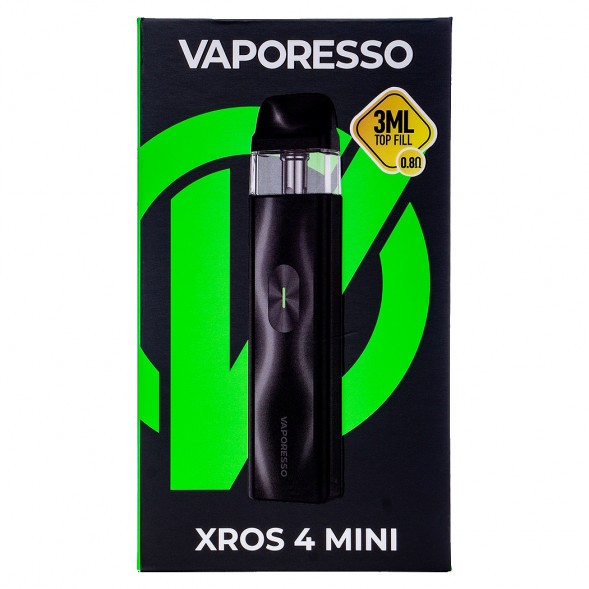 Электронная сигарета Vaporesso XROS 4 Mini - Black (Чёрная) купить в Санкт-Петербурге