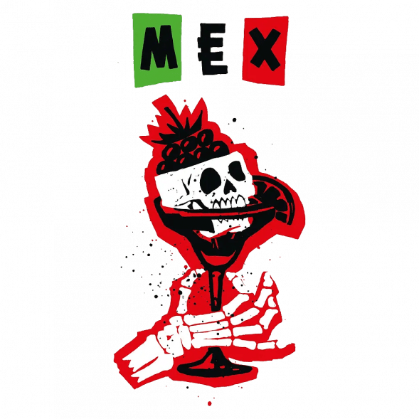 Табак Хулиган Hard - MEX (Ежевичная Маргарита, 80 грамм) купить в Санкт-Петербурге