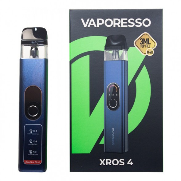 Электронная сигарета Vaporesso XROS 4 - Blue (Синяя) купить в Санкт-Петербурге