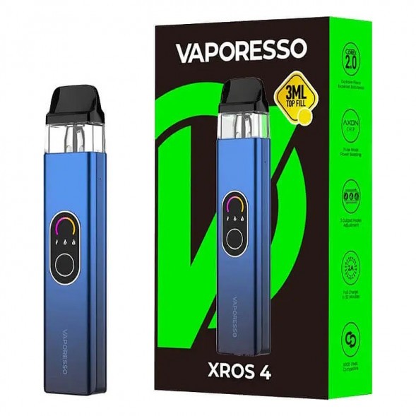 Электронная сигарета Vaporesso XROS 4 - Blue (Синяя) купить в Санкт-Петербурге