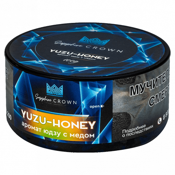 Табак Sapphire Crown - Yuzu-Honey (Юдзу с Мёдом, 100 грамм) купить в Санкт-Петербурге