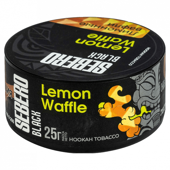 Табак Sebero Black - Lemon Waffle (Лимонные Вафли, 25 грамм) купить в Санкт-Петербурге