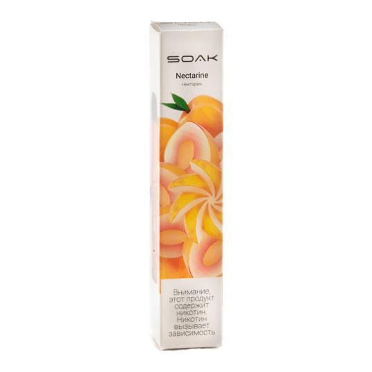 SOAK X - Nectarine (Нектарин, 2200 затяжек) купить в Санкт-Петербурге