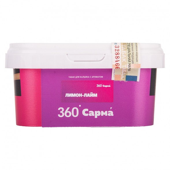 Табак Сарма 360 Лёгкая - Лимон-Лайм (200 грамм) купить в Санкт-Петербурге