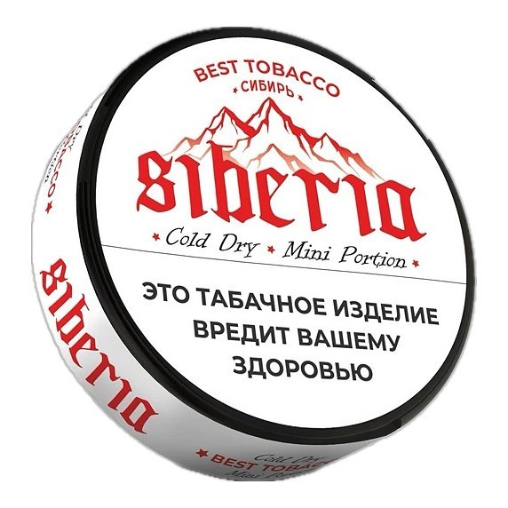 Табак жевательный Siberia - Cold Dry Mini (10 грамм) купить в Санкт-Петербурге