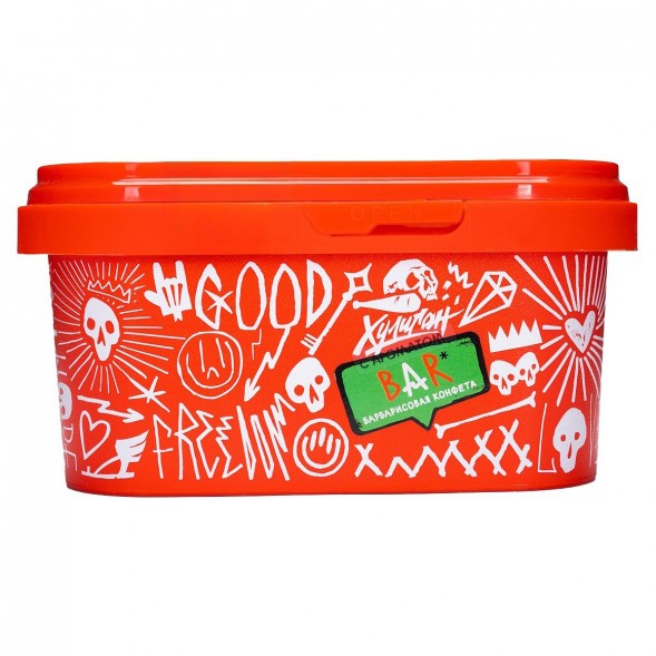 Табак Хулиган - BAR (Барбарисовая Конфета, 200 грамм) купить в Санкт-Петербурге