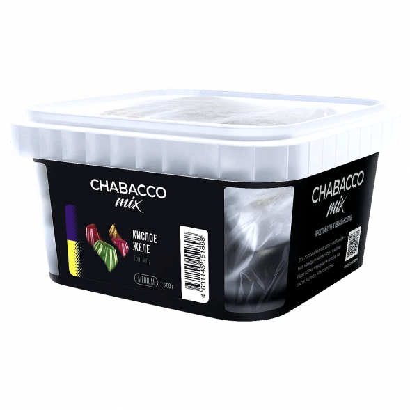 Смесь Chabacco MIX MEDIUM - Sour Jelly (Кислое Желе, 200 грамм) купить в Санкт-Петербурге