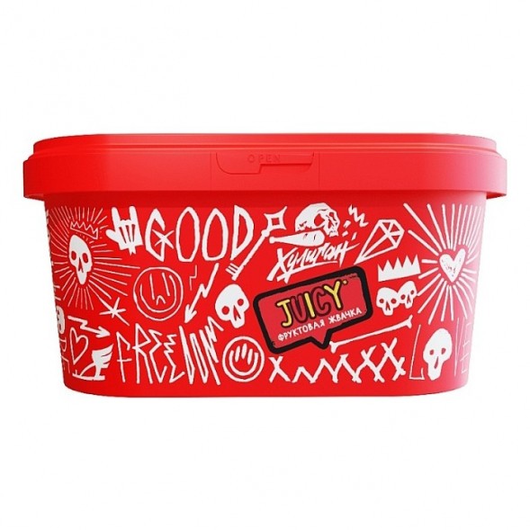 Табак Хулиган - Juicy (Фруктовая Жвачка, 200 грамм) купить в Санкт-Петербурге