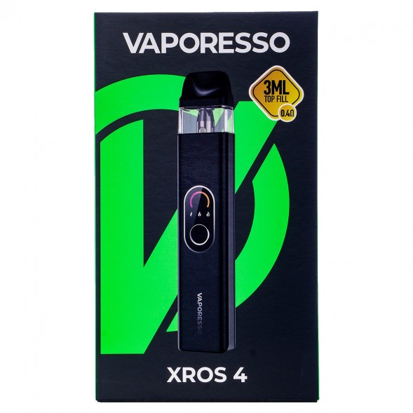 Электронная сигарета Vaporesso XROS 4 - Black (Чёрная) купить в Санкт-Петербурге
