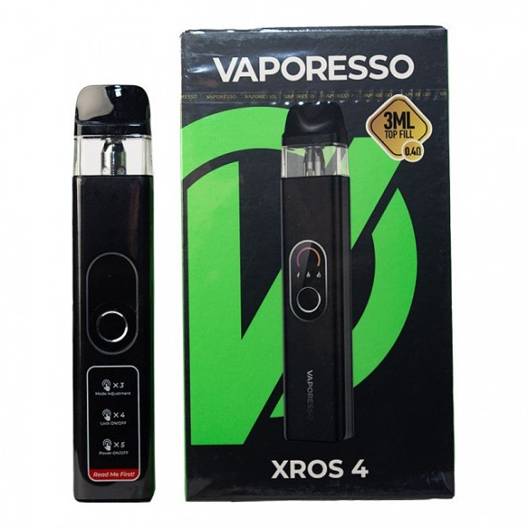 Электронная сигарета Vaporesso XROS 4 - Black (Чёрная) купить в Санкт-Петербурге