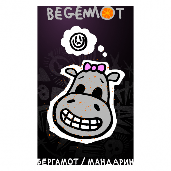 Табак Хулиган - Begemot (Бергамот и Мандарин, 200 грамм) купить в Санкт-Петербурге
