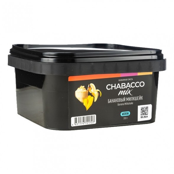Смесь Chabacco MIX MEDIUM - Banana Milkshake (Банановый Милкшейк, 200 грамм) купить в Санкт-Петербурге