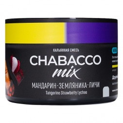 Смесь Chabacco MIX MEDIUM - Tangerine Strawberry Lychee (Мандарин, Земляника, Личи, 40 грамм)