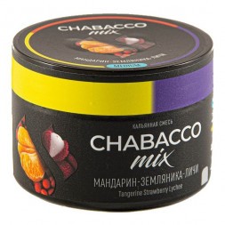 Смесь Chabacco MIX MEDIUM - Tangerine Strawberry Lychee (Мандарин, Земляника, Личи, 40 грамм)