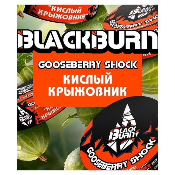 Табак BlackBurn - Gooseberry Shock (Кислый Крыжовник, 100 грамм) купить в Санкт-Петербурге