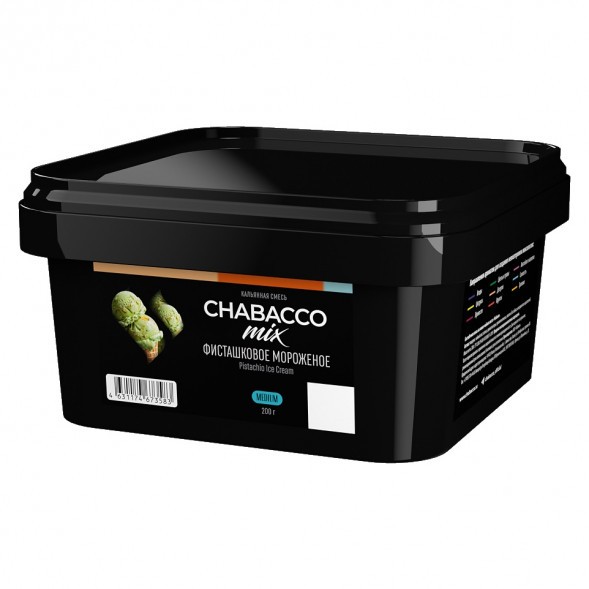 Смесь Chabacco MIX MEDIUM - Pistachio Ice Cream (Фисташковое Мороженое, 200 грамм) купить в Санкт-Петербурге