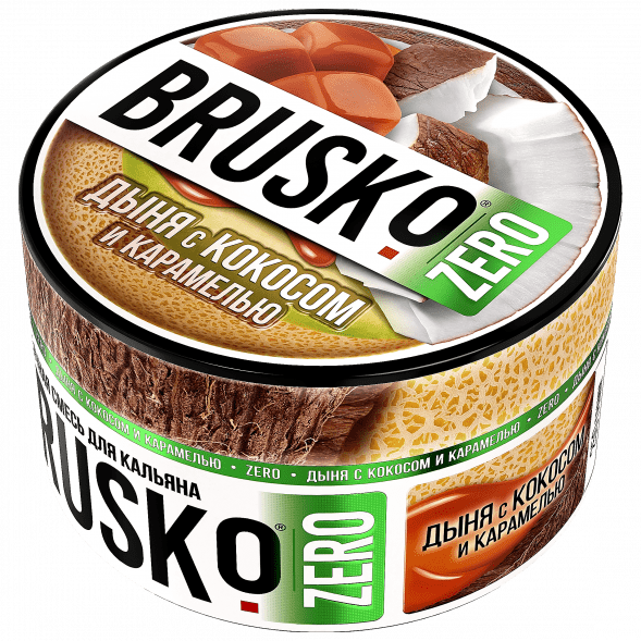 Смесь Brusko Zero - Дыня с Кокосом и Карамелью (250 грамм) купить в Санкт-Петербурге