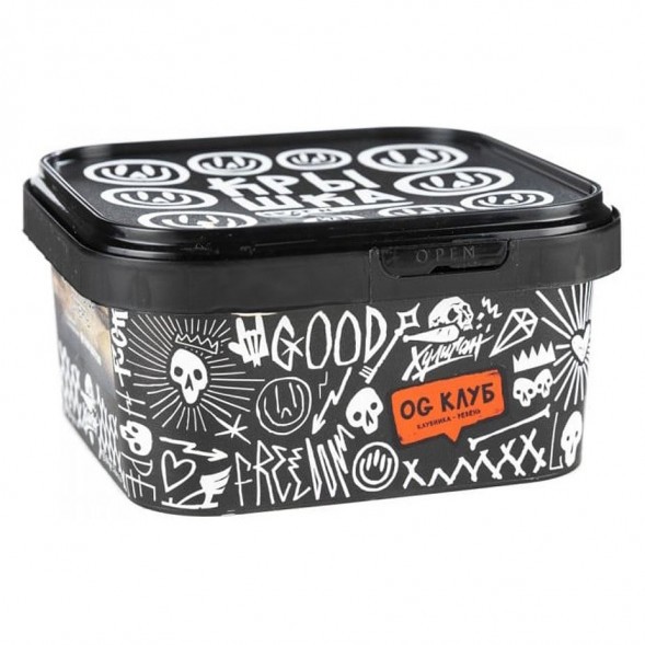 Табак Хулиган - OG Клуб (Клубника и Ревень, 200 грамм) купить в Санкт-Петербурге