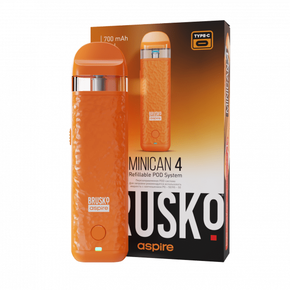 Электронная сигарета Brusko - Minican 4 (Оранжевый) купить в Санкт-Петербурге