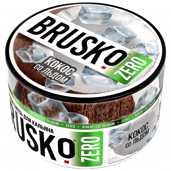 Смесь Brusko Zero - Кокос со Льдом (250 грамм) купить в Санкт-Петербурге