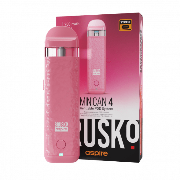 Электронная сигарета Brusko - Minican 4 (Розовый) купить в Санкт-Петербурге