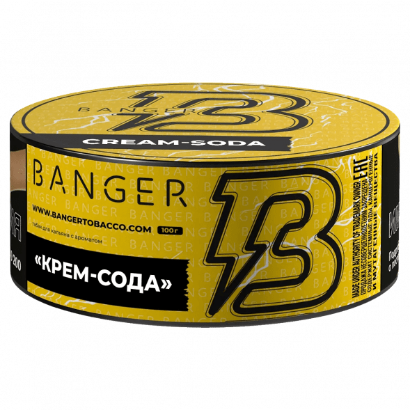 Табак Banger - Cream Soda (Крем-Сода, 100 грамм) купить в Санкт-Петербурге
