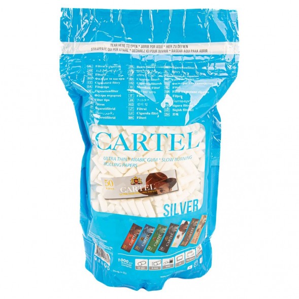 Фильтры для самокруток Cartel - Regular (1000 штук, 15х6 мм) +50шт. Бумаги! купить в Санкт-Петербурге