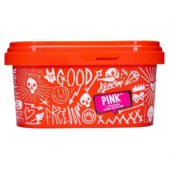 Табак Хулиган - Pink (Ягоды и Мангустин, 200 грамм) купить в Санкт-Петербурге