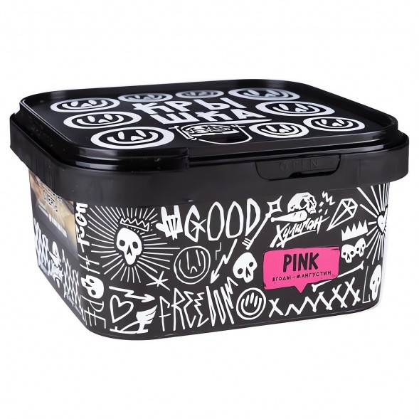 Табак Хулиган - Pink (Ягоды и Мангустин, 200 грамм) купить в Санкт-Петербурге