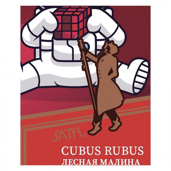 Табак Satyr - Cubus Rubus (Лесная Малина, 25 грамм) купить в Санкт-Петербурге