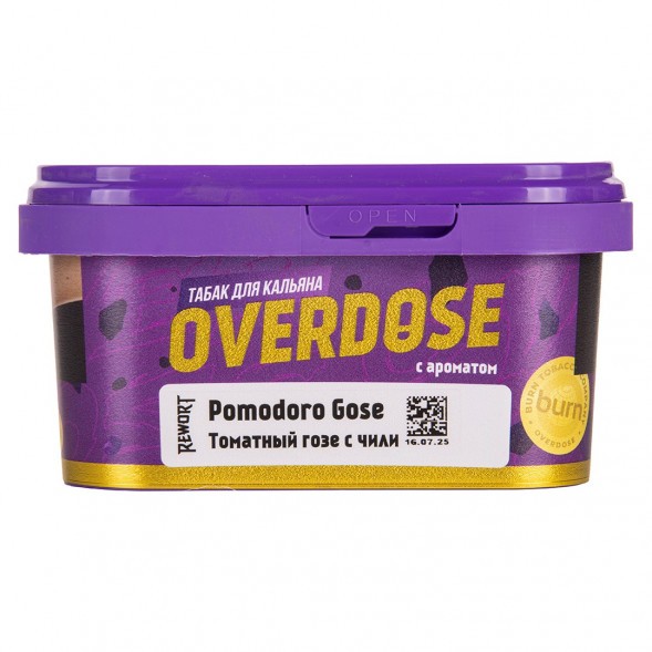 Табак Overdose - Pomodoro Gose (Томатный Гозе с Чили, 200 грамм) купить в Санкт-Петербурге