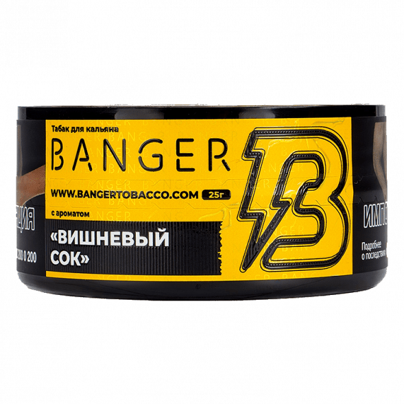 Табак Banger - Cherry Juice (Вишнёвый Сок, 25 грамм) купить в Санкт-Петербурге